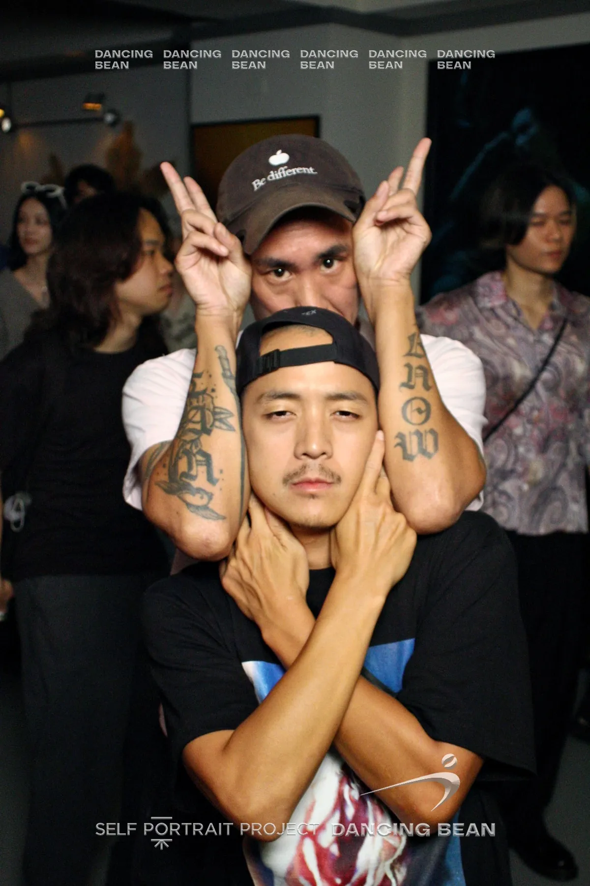 Dancing Bean 開幕派對 有邊框拍貼作品 — The Self-Portrait Project Taipei 台北拍貼
