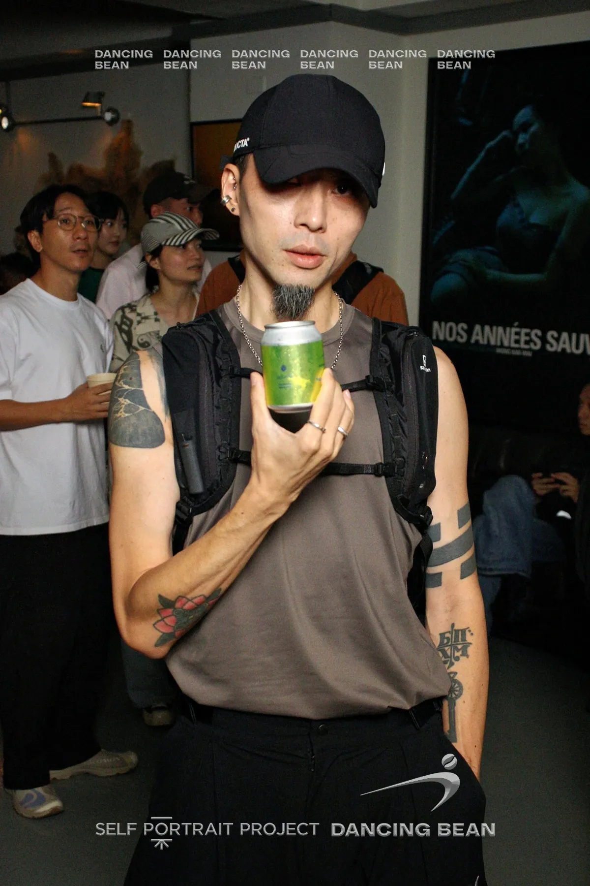 Dancing Bean 開幕派對 有邊框拍貼作品 — The Self-Portrait Project Taipei 台北拍貼