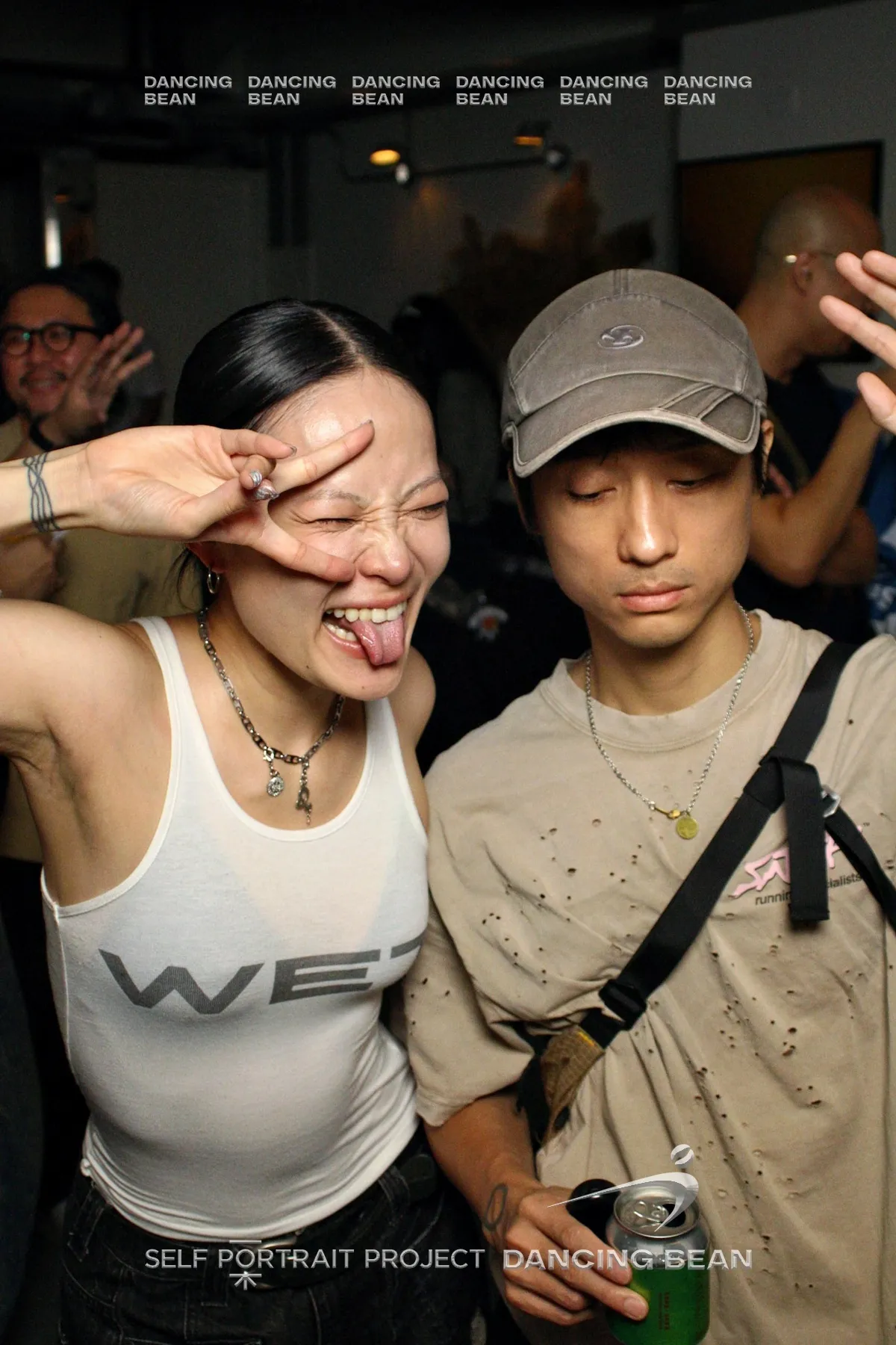 Dancing Bean 開幕派對 有邊框拍貼作品 — The Self-Portrait Project Taipei 台北拍貼