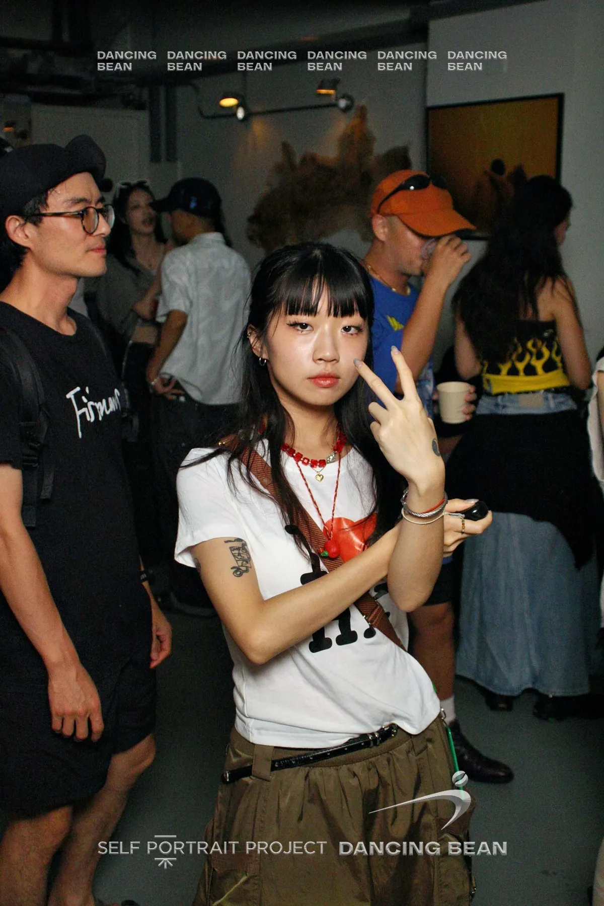 Dancing Bean 開幕派對 有邊框拍貼作品 — The Self-Portrait Project Taipei 台北拍貼